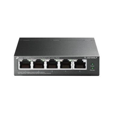 Imagem de Switch Gigabit Profissional 10/100/1000 C/ 5 Portas (sendo 4 Poe) Tl-sg1005lp Smb