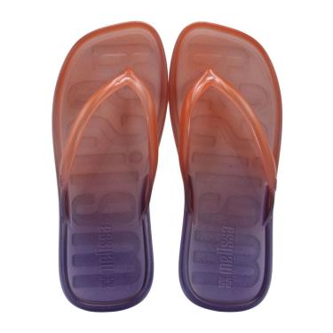 Imagem de Chinelo Melissa Beachwear Laranja/Roxo/Acessor