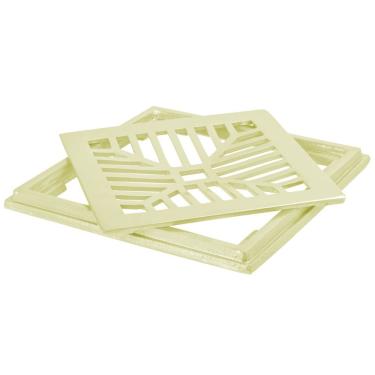 Imagem de Conjunto Grelha De Aluminio 25x25 Areia - Cj25x25ar - Lgmais Cj Grelha De Aluminio 25x25 Areia Lgmais Cj25x25ar