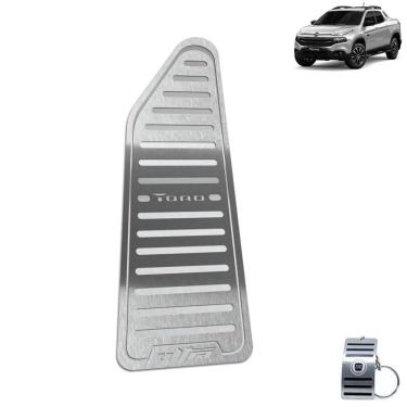 Imagem de Descanso de Pé Fiat Toro Ultra 2016 A 2021 Aço Inox Prata