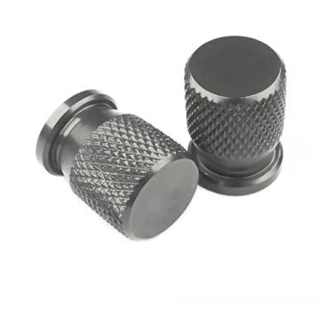 Imagem de Tampas de haste de válvula de pneu de roda de veículo CNC Dirt Bike Acessórios compatíveis com CRF 150 250 450 CRF150 R/F CR450 CRF230F CRF250 (sem logotipo de titânio)