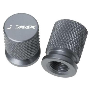 Imagem de Tampas de tampa de haste de válvula de pneu de alumínio CNC para motocicleta compatíveis com Y&AMAHA Xmax 300 250 400 125 Xmax300 Xmax250 XMAX400 Xmax125 (titânio)