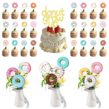 Imagem de Klyroish Donut Party Decorations Cake Toppers and Table Toppers Centerpieces Table Decorations