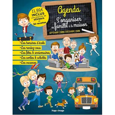 Imagem de Agenda s'organiser en famille 2023-2024: Septembre 2023 à décembre 2024