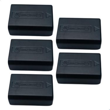 Imagem de Kit 5 Baterias NP FW50 Recarregáveis Para Câmeras Sony Alpha A6000 A63