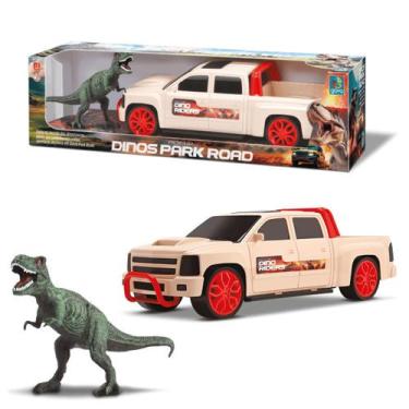 Imagem de Carrinho caminhonete de brinquedo com Dinossauro Dinosroad   - Gava To
