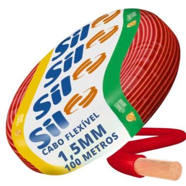Imagem de Cabo Flex 750V 1.50 100M Vermelho Sil