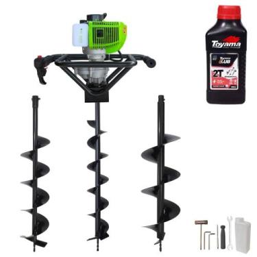 Imagem de Perfurador Perfuratriz de Solo À Gasolina Menegotti MPS-52 52cc 1,8HP 