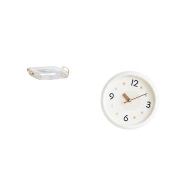 Imagem de Fenteer Bandeja de Penteadeira Retangular Nórdica E Organizador de Relógio de Parede Moderno para Sala de Jantar, Escritório, Casa, Quarto, Sala de Estudo, Ar