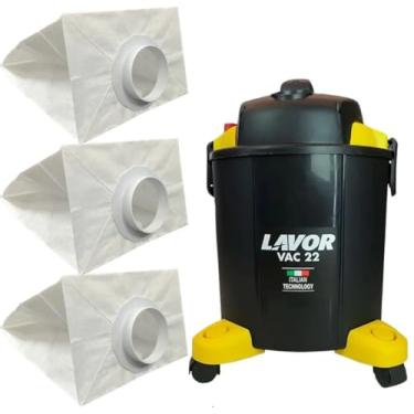 Imagem de SSACO FILTRO DESCARTÁVEL PARA ASPIRADOR DE PÓ LAVOR VAC 14 Contém 3 unidades