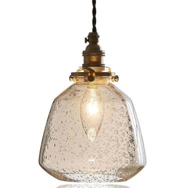 Imagem de PEYNIR Lustre retrô japonês nórdico minimalista luzes de teto para sala de jantar quarto cozinha sala de estar vidro moderno pequeno lustres