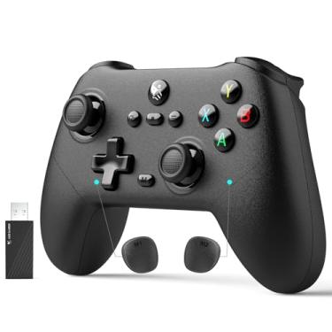 Imagem de AceGamer P10 2.4G Wireless PC Controller with TMR Joysticks,Hall Effect Triggers,1000Hz Polling Rate,4-Motors VibrationPragrammable