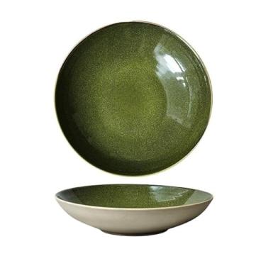 Imagem de URGDWEKJY Tigela de salada japonesa retrô prato de salada tigela de ramen de restaurante tigela de salada de cerâmica tigela de aperitivo tigela de frutas