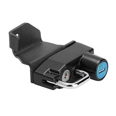 Imagem de ZJchao Trava de Capacete de Motocicleta, Acessório de Motocicleta, Cabide de Trava de Capacete de Liga de Alumínio Com 2 Chaves para Quadro de Bicicleta de Moto, Rack de Bagagem para Pára-choques