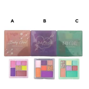 Imagem de Paleta de sombras com 3 opções de tons alegres e suaves - Jasmyne Baby