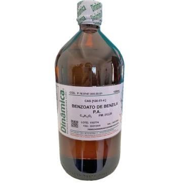 Imagem de Benzoato de Benzila 1 litro + Álcool Benzílico 1 litro - Dinâmica ou C