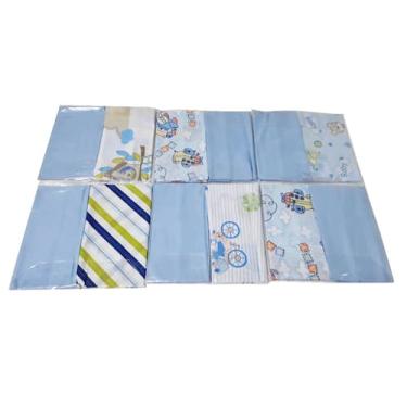 Imagem de Fronhas Para Berço Infantil 28x40cm Com 2 Unidades - Dugu, Azul