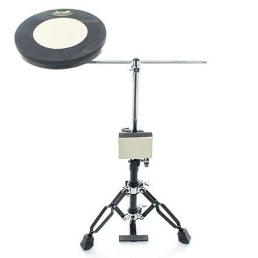 Imagem de Bateria de Estudo Torelli TBE02 Compacta com Pad de Bumbo e Caixa com sistema de ferragem