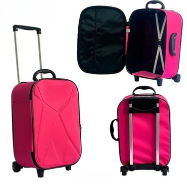 Imagem de Mala de Viagem 10kg Bordo Padrão Resistente(Rosa)