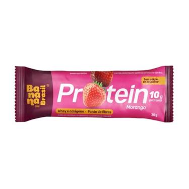 Imagem de Supino Protein - 1 Unidade 30g Morango - Banana Brasil-Masculino