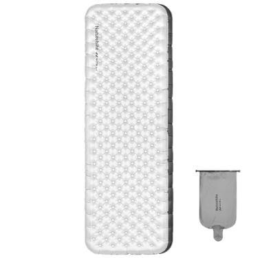 Imagem de Naturehike Almofada de dormir ultraleve de 500 g - Almofada de dormir inflável com isolamento de 6,5 R, 10 cm de espessura, portátil, compacto, para acampamento, caminhada, escalada com bolsa inflável