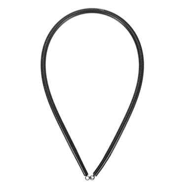 Imagem de HARFINGTON Dobrador de tubo de mola de PVC 13 mm OD 1000 mm de comprimento tipo C mola de dobra de tubo para dispositivos de dobra de tubos em energia hidráulica doméstica, preto