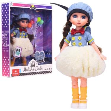 Imagem de Boneca Infantil Luxo Fashion Articulada C/Acessório - Castela