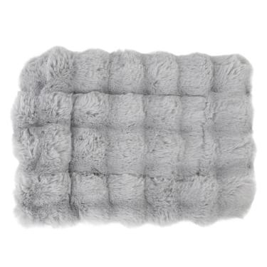 Imagem de Fluffy Bed Bed Bed Mat Ultra Soft Comfort Mantenha o cachorro de cachorro de cachorro quente almofada de capa de tapete para cães gatos (L)