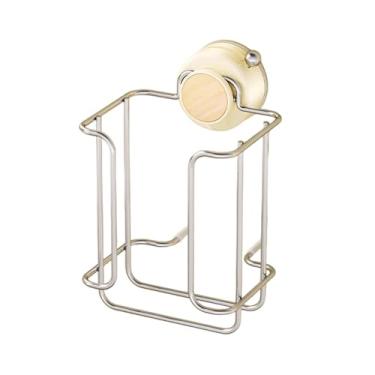 Imagem de predolo Dispensador de lenços umedecidos de parede, suporte para toalhas de rosto com sucção, suporte para toalhas de papel para quarto e sala de estar, Ventosa Bege