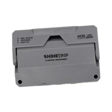 Imagem de Pegciuho Lâmpada LED para Acampamento Ao Ar Livre, Mini Holofote Portátil à Prova D'água com Dimmer para Quintal de Barracas - Nic 8,4 Cm X 5,6 Cm X 3 Cm, Cinza