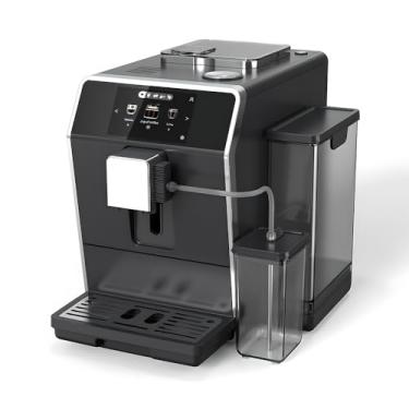 Imagem de MCLINE Máquina de café expresso totalmente automática com moedor e espumador de leite - cafeteira multifuncional, 19 bar de alta pressão, mais de 40 receitas
