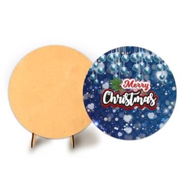 Imagem de Painel C Elastico Sublimado 50cm Natal + Suporte MDF (NAT076)