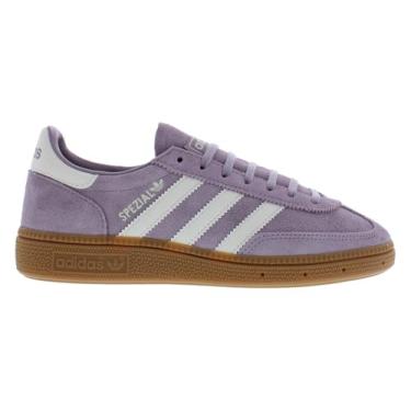 Imagem de adidas Tênis infantil de handebol Spezial, Preloved fig/creme branco/chiclete, 17