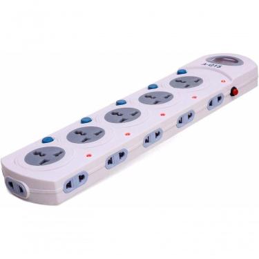 Imagem de Régua Filtro De Linha 16 Tomadas Extensão 5 Metros 110/220v Estabilizador