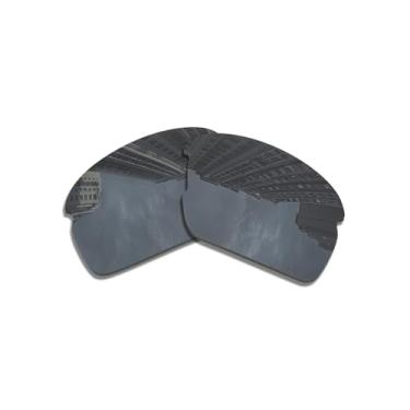 Imagem de Wetnenss Lentes de reposição para óculos de sol Oakley Flak XS Youth OJ9005/1,5 mm polarizado/fácil de instalar (preto cromado)