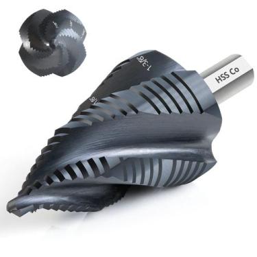 Imagem de Broca Step Drill Matework M35 com haste 3/8 revestida de cobalto e TiA