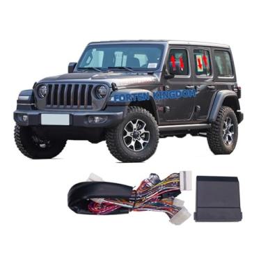 Imagem de Forten Kingdom Kit de dispositivo de módulo de sistema de rolagem para carro com controle remoto para Jeep Wrangler JK JL 2007-2024 (motor a combustível 2018-2024)