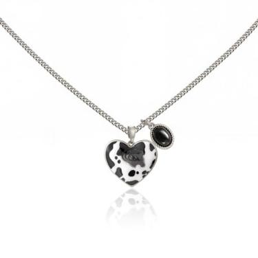 Imagem de Montana West Colar feminino com pingente Wrangler Western, ouro 14k, prata, coração, turquesa, cowgirl, vintage, moda, Cobre, Sem Pedra Preciosa