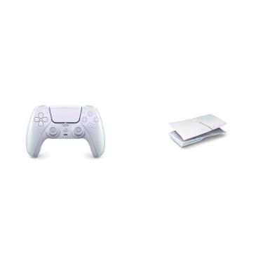Imagem de Bundle Chroma Pearl: Controle sem fio Dualsense + Tampa do console PlayStation®5 Slim