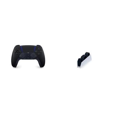 Imagem de Controle sem fio DualSense Midnight Black + Base de Carregamento