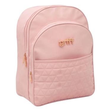 Imagem de Mochila Maternidade Triângulo Baby Premium Rosé