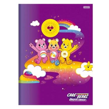 Imagem de Caderno Brochura Universitário A4 1 Matéria 80 Folhas Capa Dura Care Bears Sd Estampa 1