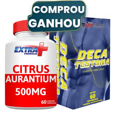 Imagem de Kit Citrus Aurantium 500mg C/ 60 + Deca Testona C/ 60