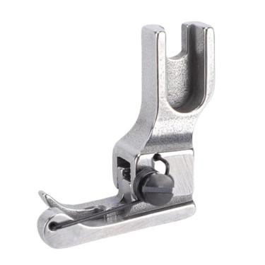 Imagem de Fockety Calcador Guia de Borda Direita, Calcador Compensador de Máquina de Costura Com Mola, CR1 16N ES Acessórios para Máquinas de Costura Industriais de Aço Completo