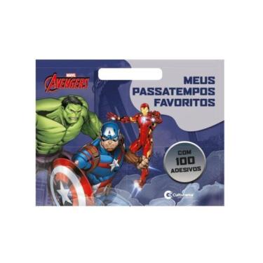 Imagem de Meus Passatempos Favoritos Com Adesivos - Vingadores