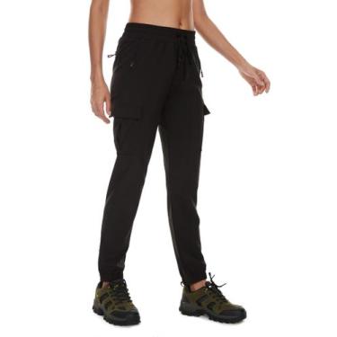Imagem de Calças de caminhada Arunlluta Lightweight Cargo Quick Dry  preta