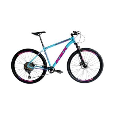 Imagem de Bicicleta Bike Aro 29 MTB Aluminio KSX SD7 12V Marchas Index Cabeamento Interno (AZUL PISCINA (ADS ROSA VIOLETA, 21)