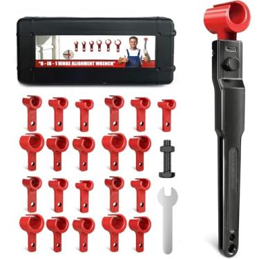 Imagem de Door Hinge Adjustment Tool Kit Door Gap Adjustment Tool for Precise Hinge Gap Adjustment Upgraded Hinge Gap Adjusting Wrench for Installation and Repair of Residential and Commercial-17