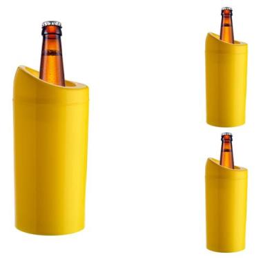 Imagem de Porta Garrafa Térmico Camisinha Para Cerveja 600ml kit 3pçs - NEOPLAS,