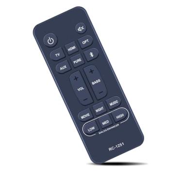 Imagem de MOVHEIYL RC-1251 Controle remoto de substituição para Denon DHT-S217 DHT-S218 Sound Bar